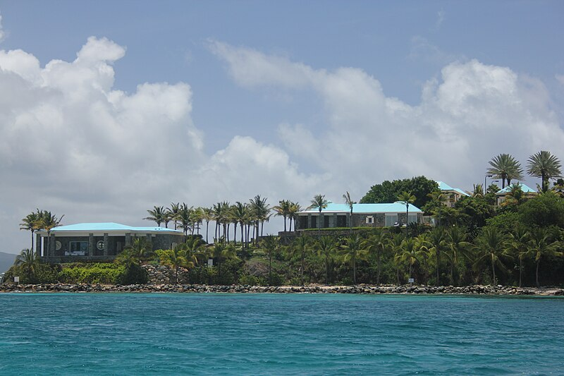 Affaire Epstein révélations – vue aérienne de l’île privée Little Saint James